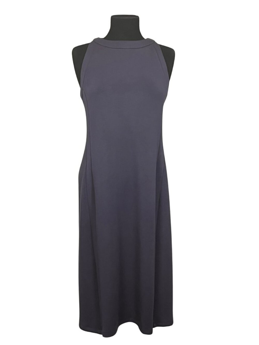 SPANX AirEssentials Side Stripe Tank Midi Dress Navy L